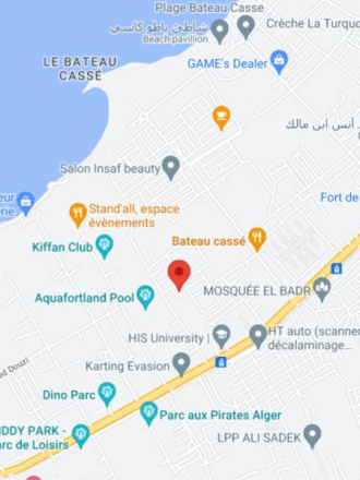 Location Appartement F2 Alger Bordj el kiffan