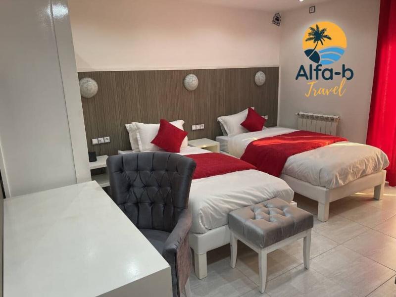 Chambre Twin avec petit déjeuner  Chambres