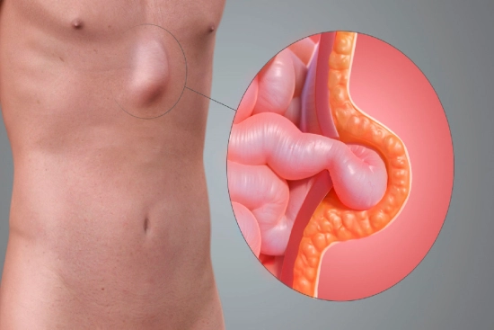 Diagnosis of an umbilical hernia in Turkey